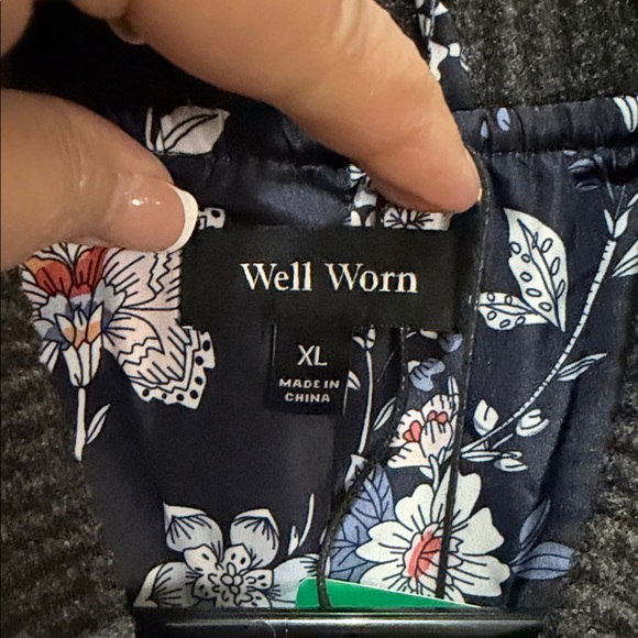 Well Worn Dark Gray Bomber Jacket size XL New with Tags - Picture 3 of 7